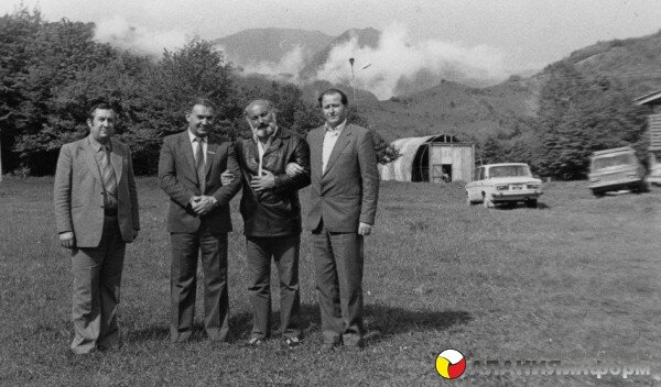 Поездка Бибо Ватаева в Южную Осетию. 1977г