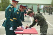 Бибилов новобранцам российской базы: принятие присяги равнозначно клятве