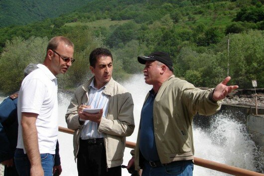 Энергетики ОАО «РусГидро» обследовали Зонкарское водохранилище в Южной Осетии