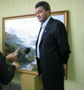 В Южной Осетии открылась первая персональная выставка Аркадия Кумаритова