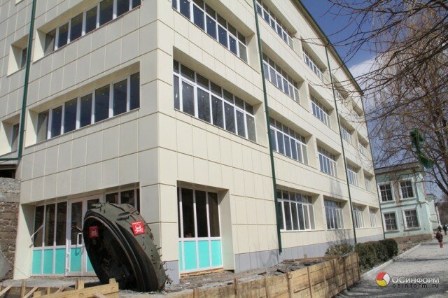 В Цхинвале восстанавливают Дом профсоюзов Южной Осетии (Фото)