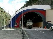 На Транскавказской магистрали открыт уникальный тоннель