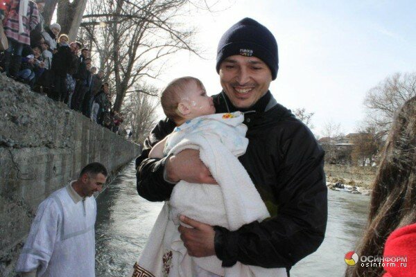 Крещение в Южной Осетии