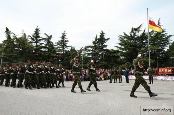 Военный Парад Победы в Южной Осетии. 2014г
