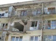 Разрушенная в августе 2008 года квартира семьи Кочиевых до сих пор не восстановлена