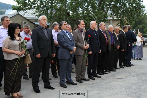 Памятные мероприятия к 95-летию геноцида осетинского народа в 1920г. Расстрел 13-ти коммунаров.