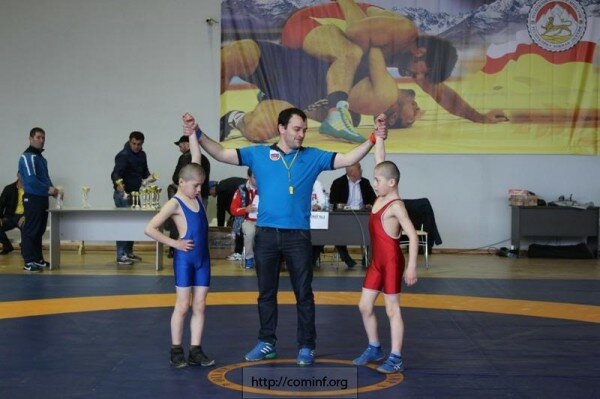 Международный турнир по вольной борьбе в Южной Осетии. Фото