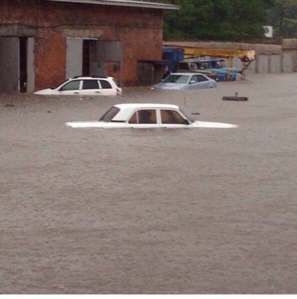 Фоторепортаж:Владикавказ затопило