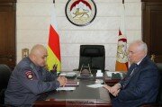 Глава МВД Южной Осетии доложил Леониду Тибилову о динамике раскрываемости преступлений