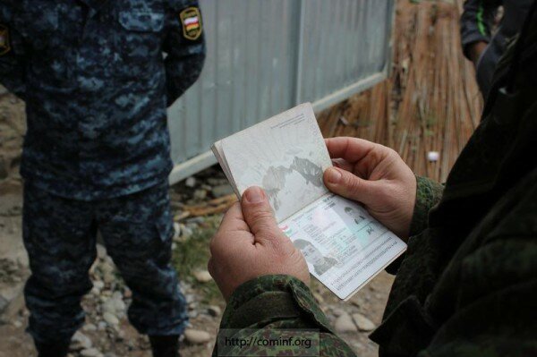 В Южной Осетии проводятся плановые мероприятия по контролю за иностранными гражданами, работающих на приграничных территориях Республики