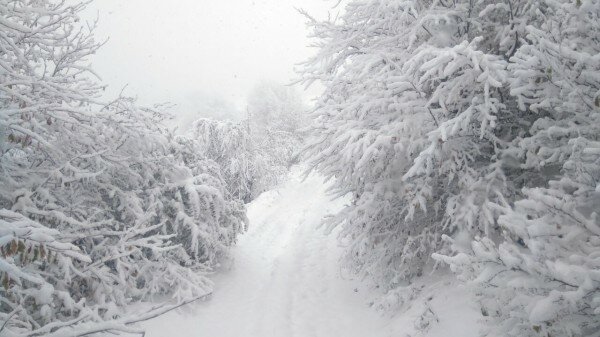В Южную Осетию пришла зима.