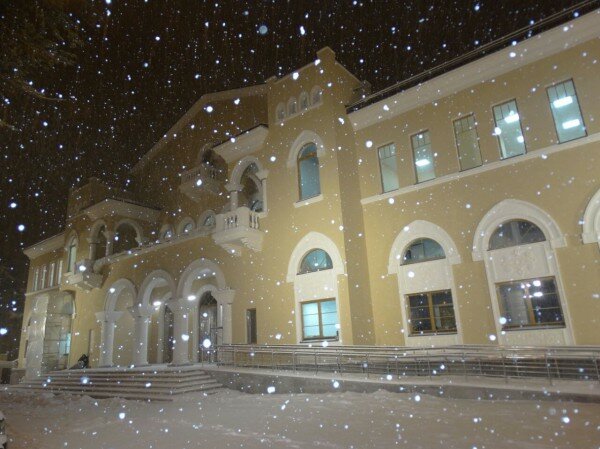 Фото дня: Снегопад в Цхинвале (29.01.17г.)