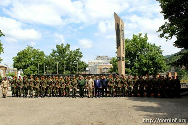 Новобранцы Вооруженных сил Южной Осетии присягнули на верность родине