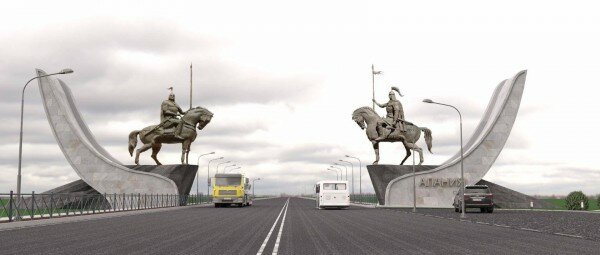 Въезд в Северную Осетию могут украсить восьмиметровые скульптуры воинов-аланов.