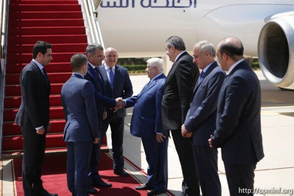 Президент Южной Осетии прибыл с официальным визитом в Сирию