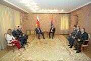Вопросы развития отношений между Южной Осетией и Арцахом обсудили главы двух стран