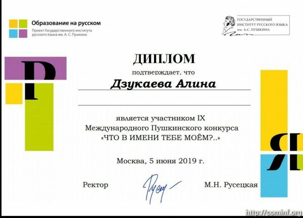 Цхинвальский школьник стал победителем международного Пушкинского конкурса