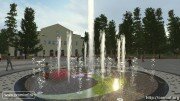 В центре Цхинвала к 2020 году появится "сухой" фонтан в национальном стиле