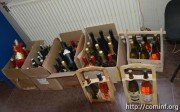 Сотрудники МВД Южной Осетии изъяли на рынке запрещенную алкогольную продукцию