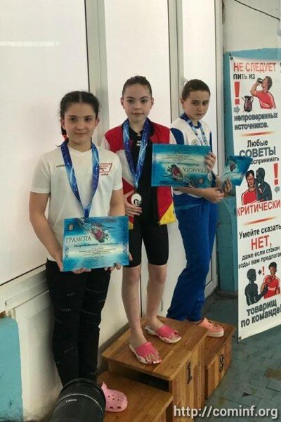 Победа югоосетинских пловцов: первое место заняла Даяна Валиева