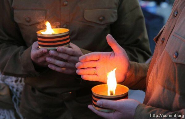 В Южной Осетии зажгли свечи памяти жертв Великой Отечественной войны