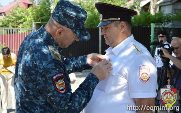 Очередные звания, награды ветеранам: свой профессиональный праздник отмечают сотрудники УГИБДД МВД Южной Осетии