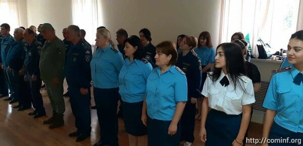 Достойная смена: ряды МЧС Южной Осетии пополнились выпускниками