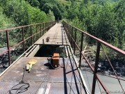 В Дзауском районе Южной Осетии ремонтируют мост через Лиахву