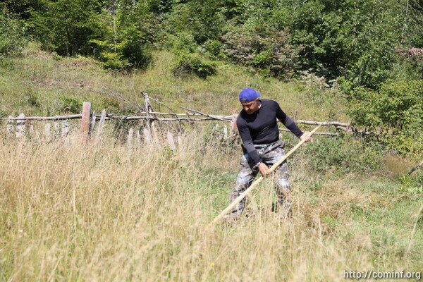Анатолий Бибилов помог пожилому жителю высокогорного села на сенокосе