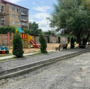 В столице Южной Осетии продолжается благоустройство придомовых территорий