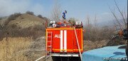 Пожарные Южной Осетии локализовали пожар в Цхинвальском районе