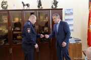 Анатолий Бибилов присвоил специальные звания сотрудникам МВД Южной Осетии